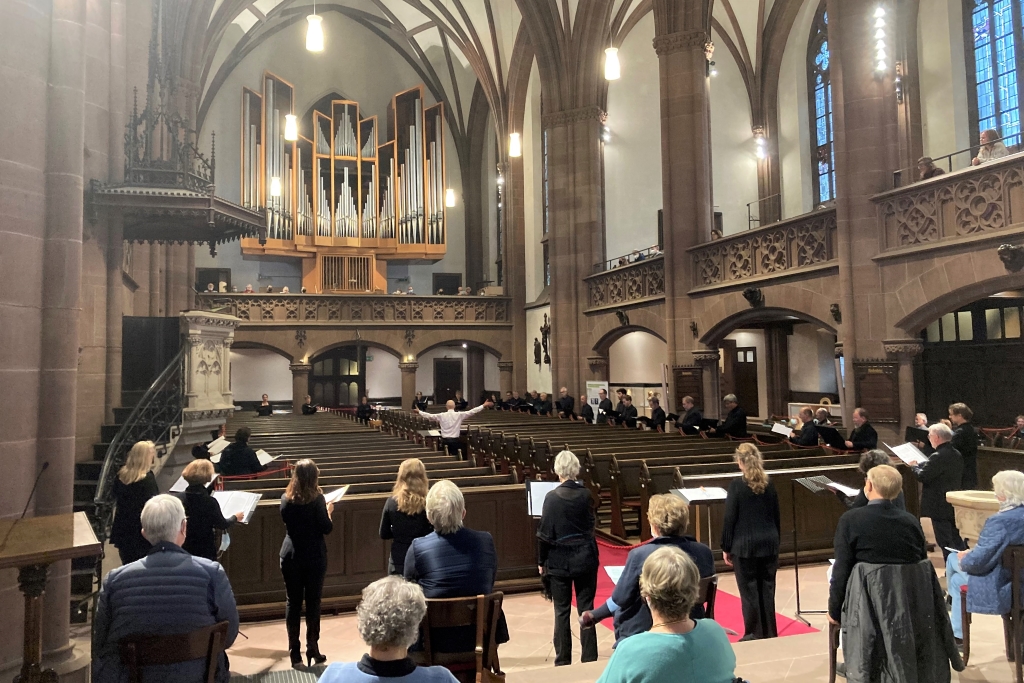 Chorkonzert (1) um 17:00 Uhr in der Dreikönigskirche am Tag der Deutschen Einheit 2021