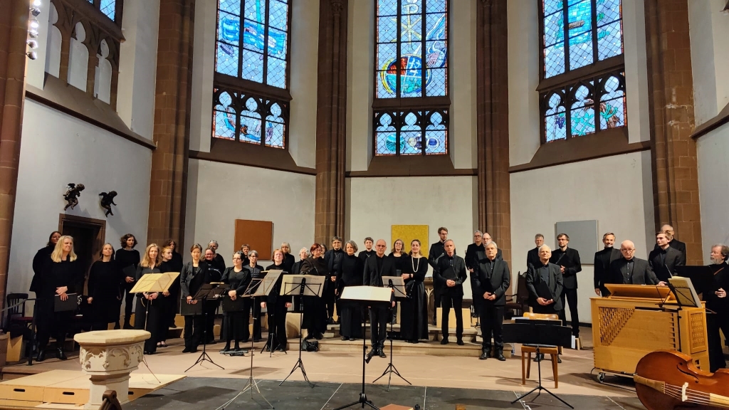 Chorkonzert Kurt-Thomas-Kammerchor zu Palmarum 2022 in der Dreikönigskirche Frankfurt am Main | Leitung: Andreas Köhs