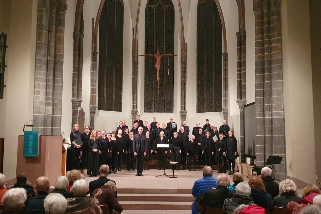 Chorkonzert in der Heiliggeistkirche im Dominikanerkloster Frankfurt am Main im September 2022