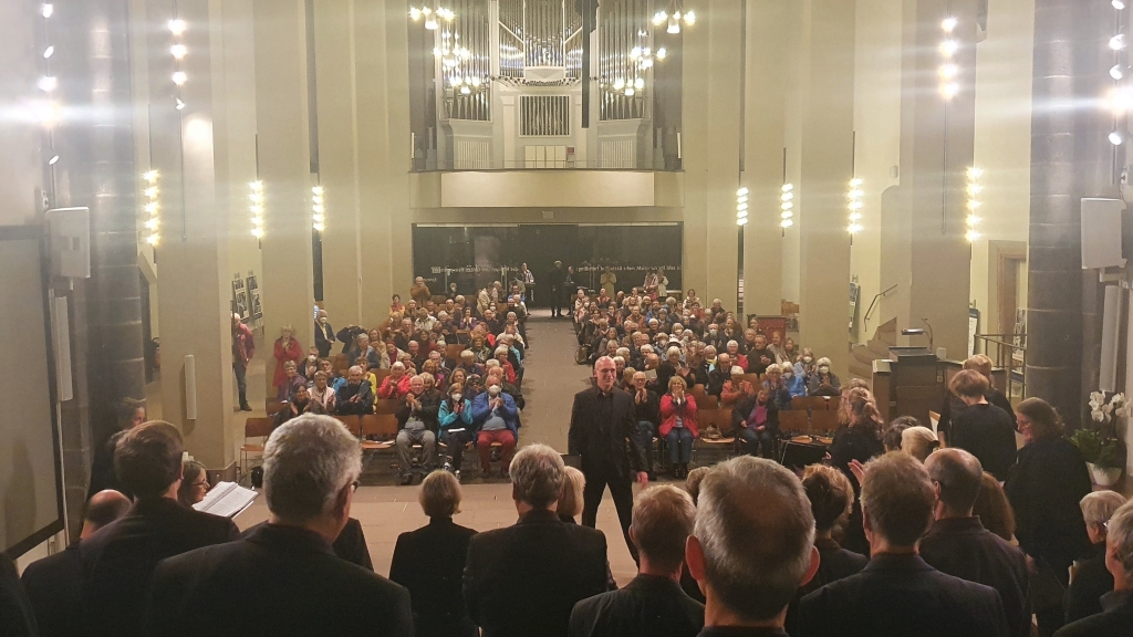 Chorkonzert in der Heiliggeistkirche im Dominikanerkloster Frankfurt am Main im September 2022
