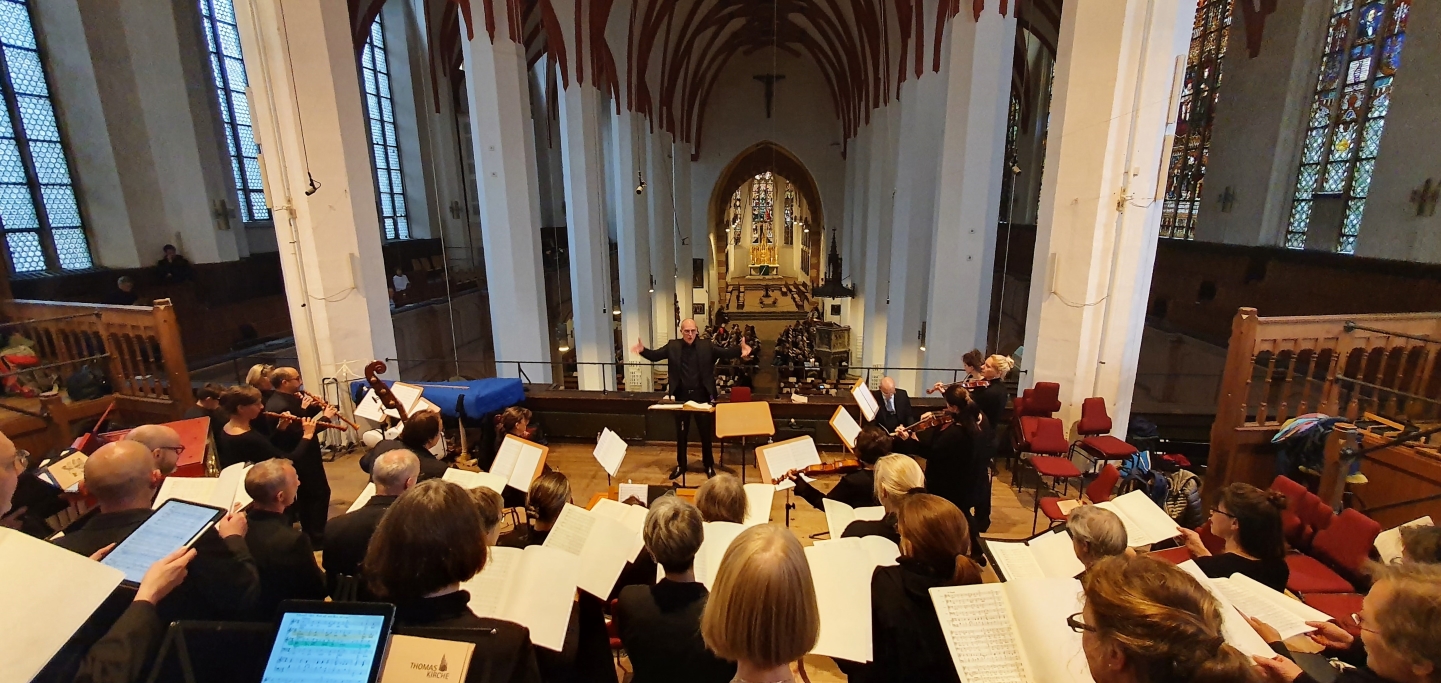 Zu Gast in der Thomaskirche zu Leipzig - Aufführung der Kantate BWV 194 zur Samstag-Motette im Oktober 2022
