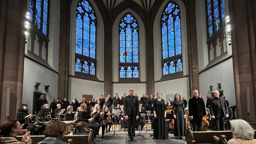 Passionskonzert des Kurt-Thomas-Kammerchores in der Dreikönigskirche Frankfurt am Main Passionskonzert in der Dreikönigskirche Frankfurt am Main