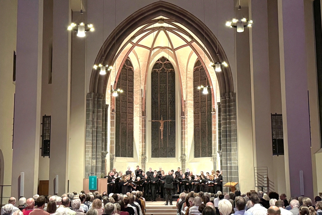 Chorkonzert in der Heiliggeistkirche im Dominikanerkloster Frankfurt am Main Chorkonzert in der Heiliggeistkirche im Dominikanerkloster Frankfurt am Main